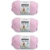 Bernat Baby Blanket Baby Pink Yarn - 3 Pack of 100g/3.5oz - Polyester - 6 Super Bulky - 72 Yards - Knitting/Crochet