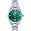 Lorenz - Ginevra Gemstone Lady 030265MA - Orologio al Quarzo Donna In Acciaio Inossidabile - Orologio con quadrante in vera pietra naturale malachite - Sub 100 metri