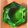 ganesh-gems AAA+ 80,00 ct. grande peridoto verde taglio esagonale pietra preziosa sfusa r...