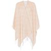 Liu Jo Jeans Poncho Donna Liu Jo Logo Monogram Cammello C25LJ05 2F4015 T0300 Taglia Unica