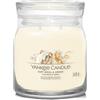 Yankee Candle Signature Candela in Giara Media Soft Wool & Amber 50 Ore