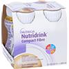 DANONE NUTRICIA SpA SOC.BEN. Nutridrink Compact Fibre Caffè - Integratore Nutrizionale - 4x125ml