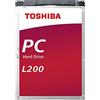 Toshiba L200 2 TB 5400RPM 2.5 Inch SATA HDD