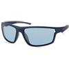 Timberland TBA9271 Occhiali da Sole Uomo, Occhiali da Sole Casual Leggeri, Forma Lente Rettangolare, Lenti Polarizzate Fumo, Blu Matte