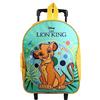 Bagtrotter Zaino con ruote 31 cm asilo Il Re Leone Verde