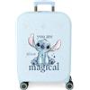 Disney Joumma Bags Stitch You Are Magical Valigie da Cabina, Set Valigie, Realizzato in ABS, Materiale resistente e leggero, Chiusura a combinazione laterale, Are Magical, Valigia