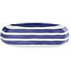 GUZZINI Vassoio M Riviera Melamina 35 x 19 Cm Bianco Blu