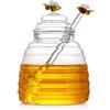 WD LifeStyle Barattolo per Miele Vetro con Decori Ape 500 Ml