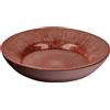 Regalo Italiano Piatto Fondo Melamina D 22 Cm H 4,5 Cm Tortora