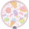 Big Party Piatti Carta Sweety D 18 Cm Cf 6 Pz Multicolor