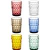 GUZZINI Set 6 Bicchieri Alti Vanity D 8,6 Cm H 11,8 Cm Multicolor