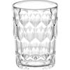 GUZZINI Bicchiere Alto Decoro 3 Vanity Bio-Based D 8,6 Cm H 11,8 Cm 480 Cc Trasparente