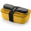 GUZZINI Set Lunch Box con Posate da Viaggio Store & Go Giallo Mango