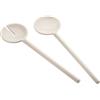 GUZZINI Set 2 Posate Insalata Tiffany H 27,5 Cm Bianco Latte