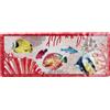 Regalo Italiano Vassoio Rettangolare Melamina Alyssa Ass. 27 x 11 Cm H 2 Cm Rosso Blu 1 Pz