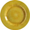 Regalo Italiano Piatto Frutta Melamina D 22 Cm H 2 Cm Giallo