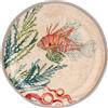 ROSE & TULIPANI Sea Life Set 2 Piatti Frutta D 21 Cm Melamina