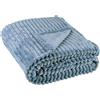 Bizzotto Plaid Rachele Natale 150 x 200 Cm Azzurro