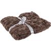 Bizzotto Coperta Wolly Natale 150 x 130 Cm Marrone