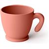 GUZZINI Tazzina Caffè Coffee Pop Chef Line Terracotta