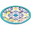 GUZZINI Piatto Dessert Flower & Lemon Melamina Table Decor