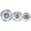 Tognana Servizio Tavola Atollo Citrus 18 Pz Porcellana Blu