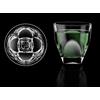RCR Cristalleria Italiana Bicchiere Antea 2 Emerald 4 Pz