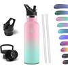 HoneyHolly Borraccia Termica Bambini, 500 ML Senza BPA, Borraccia Termica, Sottovuoto a Doppia Parete, Bottiglia Termica, 18/8 Acciaio Inox, Borracce Termiche, Borraccia per Scuola, Sport, Campeggio