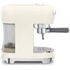 Smeg Macchina da Caffè Espresso Manuale 50's Style - Panna LUCIDO - ECF02CREU