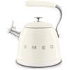 Smeg Bollitore con fischio 50's Style Panna LUCIDO WKF01CR