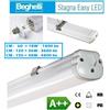 PLAFONIERA STAGNA LED 36W IP65 CM 120 LUCE FREDDA 6500K