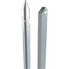 VERDELOOK Palo in Ferro zincato con Sezione a T, Altezza 225 cm, Base 3.5x3.5 cm