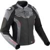 Bering Giubbotto Moto Donna Pelle-Tessuto Bering LADY SNAP Nero Gri