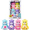 Basic Fun Care Bears Basic Fun Treasure Box: set di 4 peluche a forma di berretto, morbidi e coccolosi, perfetti per collezionare e giocare, adatto per ragazzi e ragazze dai 3 anni in su, 36,83 cm