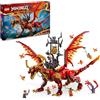 LEGO NINJAGO Drago-Sorgente del Movimento, Figura Giocattolo Snodabili da Costruire, Giochi d'Avventura per Bambini e Bambine da 12 Anni con 6 Minifigure con Spade e Accessori, Idee Regalo 71822