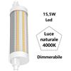 Bot Lighting S.r.l. R7s Lampadina Lineare Decentrata Dimmerabile led 15,5w Luce Nataurale 4000kn bot