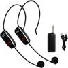 For Insegnare Speech Uhf Wireless-Microphone Ricaricabile Dual Cuffie Microfono