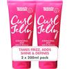 Umberto Giannini Curl Jelly Scrunching Jelly, Vegan & Cruelty Free Cresp, gel per capelli ricci o mossi (confezione da 2)
