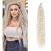 TAOYEMY Deep Twist capelli all'uncinetto 16 pollici 3 confezioni Ocean Wave ricci treccia capelli sintetici all'uncinetto per donne nere (80#, 16 inch-3 pc)