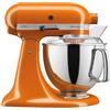 Kitchenaid Artisan, planetaria con testa reclinabile 4,8 lt, accessori in acciaio inox, honey coty