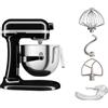 Kitchenaid Robot da cucina con sollevamento vasca, 6,6 l, planetaria artisan, heavy duty, onyx black