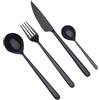 Mepra S.P.A. Stiria ice oro nero, servizio 24 pezzi