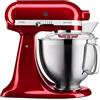 Kitchenaid Artisan, planetaria con testa reclinabile 4,8 lt, accessori in acciaio inox, candy apple