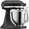 Kitchenaid Artisan, planetaria con testa reclinabile 4,8 lt, accessori in acciaio inox, cast iron black