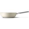 Smeg Wok, 50's style, ø 30 cm, crema