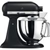 Kitchenaid Artisan, planetaria con testa reclinabile 4,8 l - accessori in acciaio - iron black