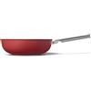 Smeg Wok, 50's style, ø 30 cm, rosso