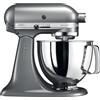 Kitchenaid Artisan, planetaria con testa reclinabile, 4,8l, silver