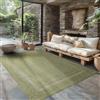 Carpettex Teppich Carpettex Tappeto da Esterno Impermeabile 200x300 (200x290 cm) Verde - Tappeto Resistente alle Intemperie e Lavabile in Lavatrice - Tappeto per Giardino, Terrazza, Balcone, Campeggio