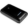 V7 Videoseven V7 6600 MAH POWERBANK BATTERIA ESTERNA DI RICAMBIO UNIVERSALE E ULTRACOMPATTA (99X61X23MM, 190G) CARICATORE USB 5V PER SMARTPHONE, TABLET E ALTRI DISPOSITIVI PORTATILI NERO